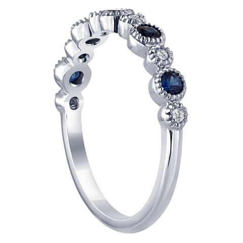 My Story The Ana Ring in Sapphire 14K White Gold