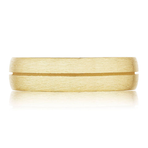 Classic Streamline in Brush Finish Wedding Band