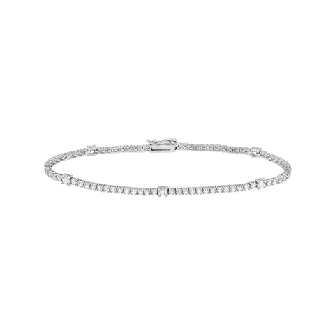 Diamond Station Bracelet (2-1/6tcw)