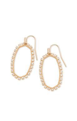 Kendra Scott Elle Open Crystal Earrings