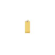 Medium Rectangular Engravable Charm