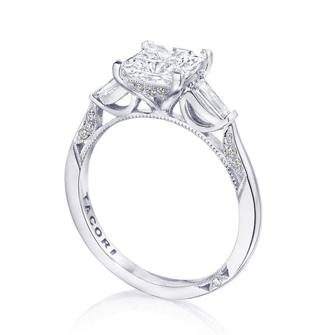 Princess 3-Stone Engagement Ring