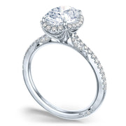 Oval Bloom Engagement Ring