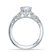 Pear 3-Stone Engagement Ring