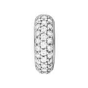 3 Row Diamond Pave Huggies (1/2tcw)