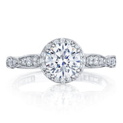 Round Bloom Engagement Ring