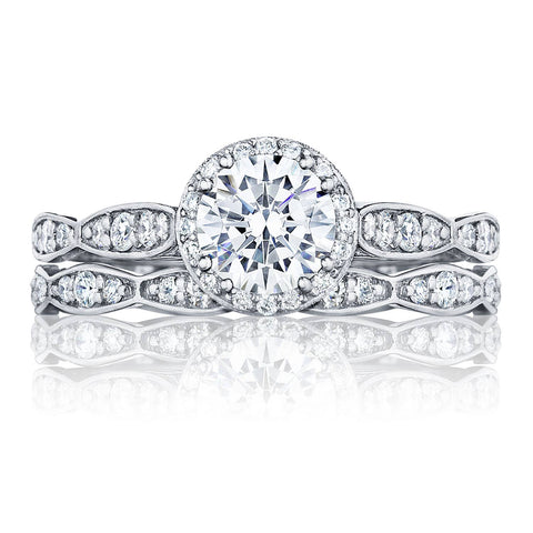 Round Bloom Engagement Ring