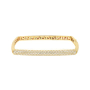 Pave Diamond Square Bangle