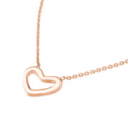 Mini Open Heart Necklace