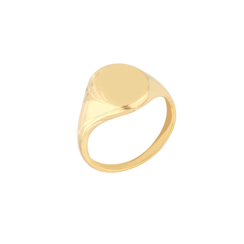 Signet Mini Oval Ring