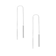 Wide Bar Threader Earrings