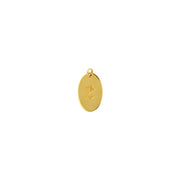 Small Oval Engravable Charm