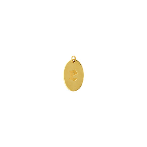 Small Oval Engravable Charm