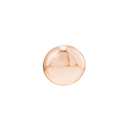 7.0mm Flat Round Pebble Stud Earrings