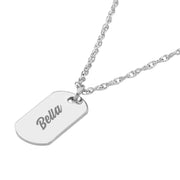 So You Mini Dog Tag Adjustable Necklace