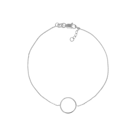 Open Wire Circle Adjustable Bracelet