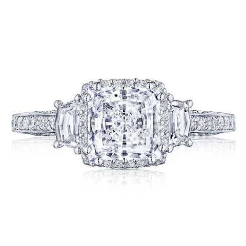 Princess 3-Stone Engagement Ring