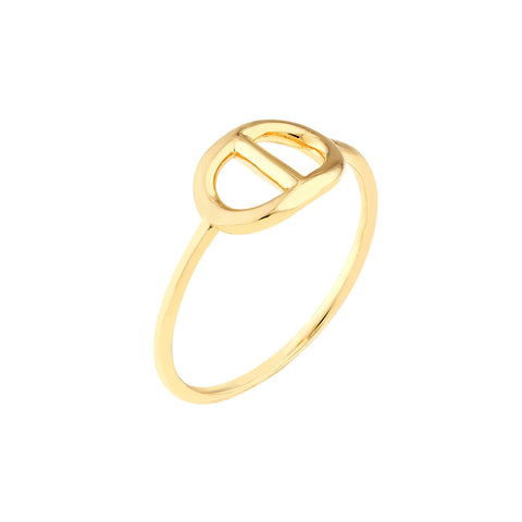 Puff Mariner Link Design Ring