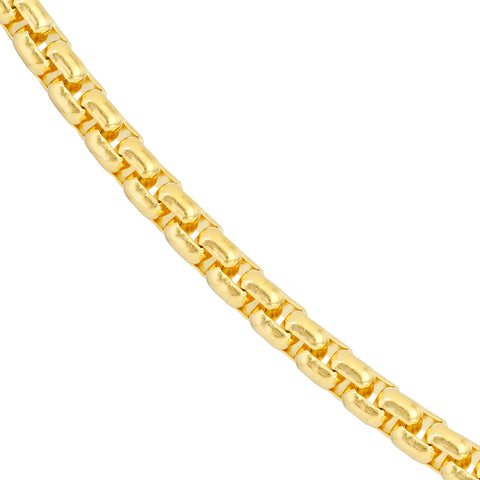 4.95mm Solid Round Box Chain with Lobster Lock