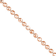 Diamond-Cut Bead Choker Chain