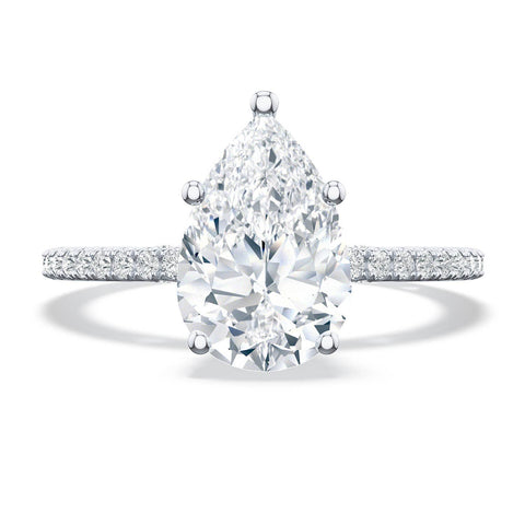 Pear Solitaire Engagement Ring