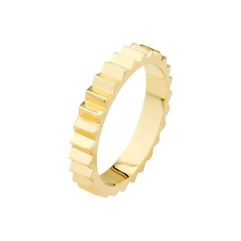 Fluted Band Ring