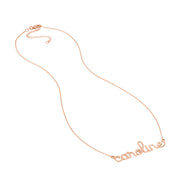 5mm Doodle Nameplate Necklace