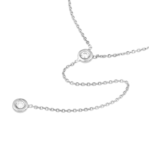 Adjustable Diamond Y-Necklace