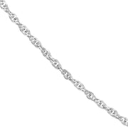 2.6mm Designer Rope Chain with Lobster Lock