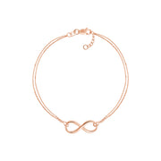 Double Strand Infinity Adjustable Bracelet