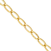 Oval Twist Polished Links Chain