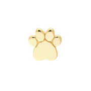 Dog Paw Stud Earrings on Post Back