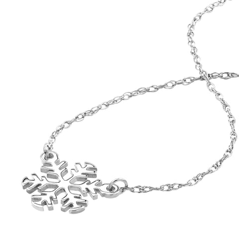 So You Mini Snowflake Adjustable Necklace