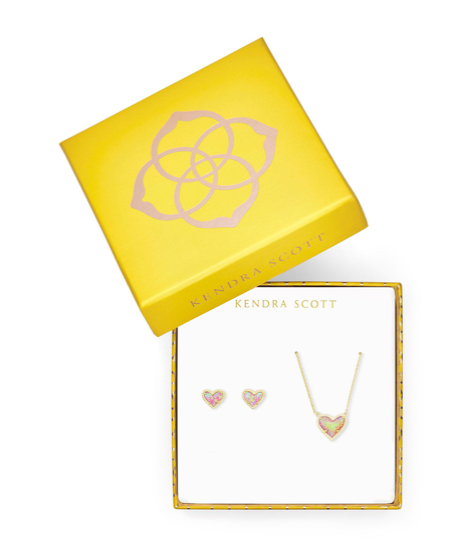 Kendra Scott Ari Heart Pendant & Stud Gift Set