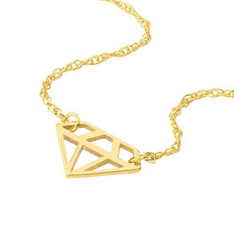 SoYou Mini Diamond-Shaped Adjustable Necklace