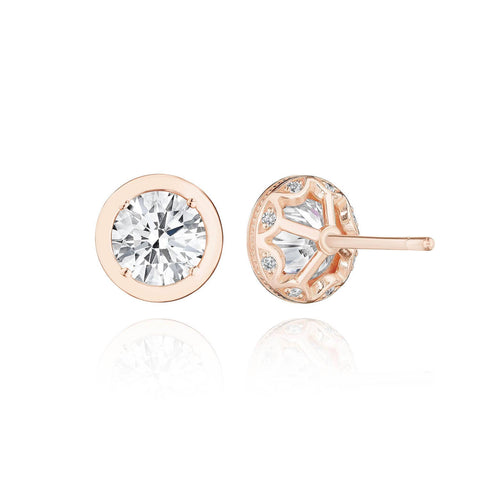 Round Diamond Stud Earring - 2.08ct