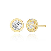 Round Diamond Stud Earring - 2.08ct