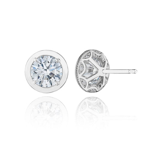 Round Diamond Stud Earring - 3.08ct