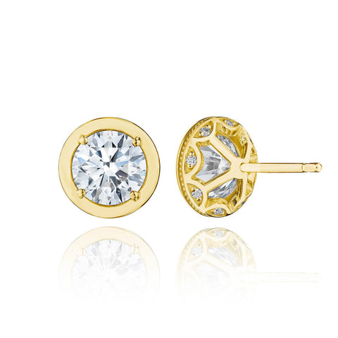 Round Diamond Stud Earring - 3.08ct