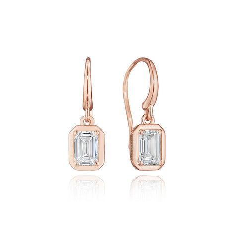 Diamond French Wire Earring - 1ct