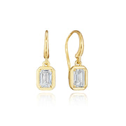 Diamond French Wire Earring - 1ct
