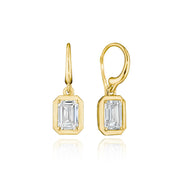 Diamond French Wire Earring - 1.5ct