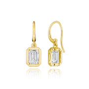 Diamond French Wire Earring - 1.5ct