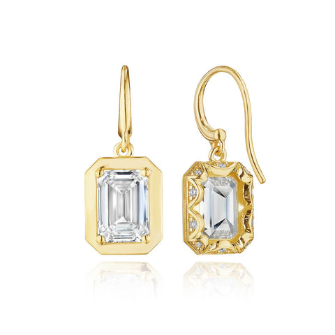 Diamond French Wire Earring - 4.1ct