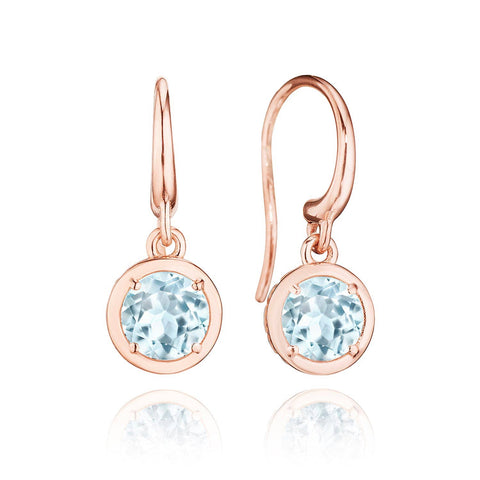 Sky Blue Topaz French Wire Earring - 1.4ct