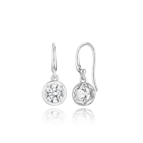 Diamond French Wire Earring - 1ct