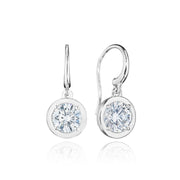 Diamond French Wire Earring - 2.08ct