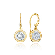 Diamond French Wire Earring - 2.08ct