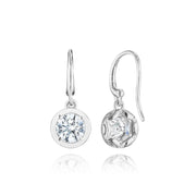 Diamond French Wire Earring - 1.5ct