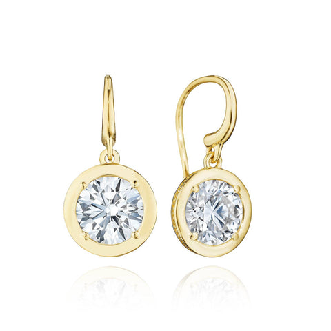 Diamond French Wire Earring - 4.08ct